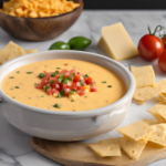 salsa queso cheddar